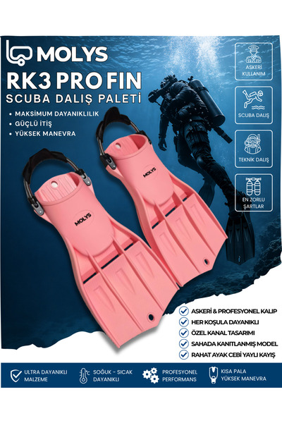 MOLYS RK3 PRO FIN SCUBA DALIŞ PALETİ