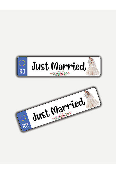 Bello Carino High quality decoration products Set 2 bucăți – Plăcuțe "Just Ma...