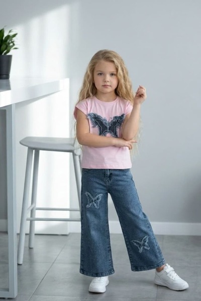 Patriko SET ELEGANT PENTRU FETE, SEZON NOU, CU TRICOU ȘI BLUZĂ, ȘI PANTALONI ...