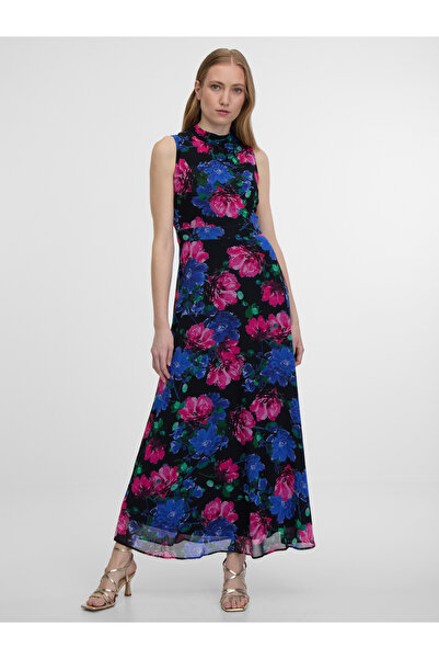ORSAY Black women's floral maxi dress