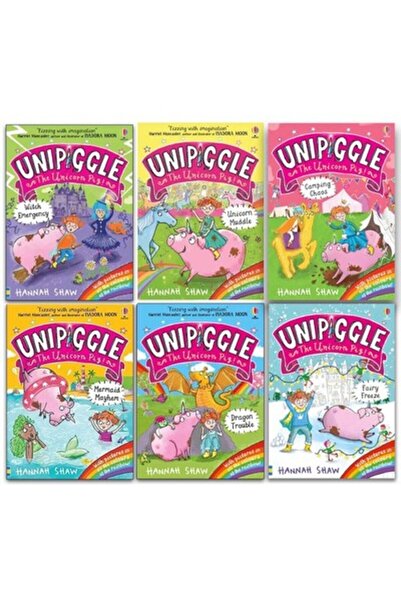 Usborne Publishing Ltd Unipiggle the Unicorn Pig Series 6 Books Paperback - A...