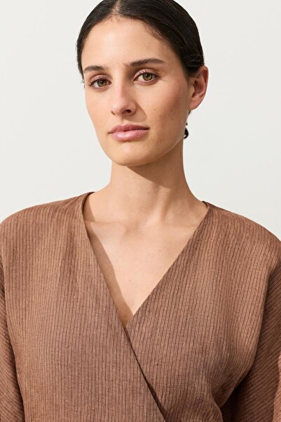knee length dresses for ladies Linen Tunic Dress