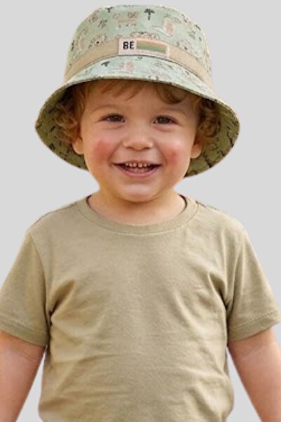 ww waka waka kids store قبعة دلو منقوشة للأطفال والرضع