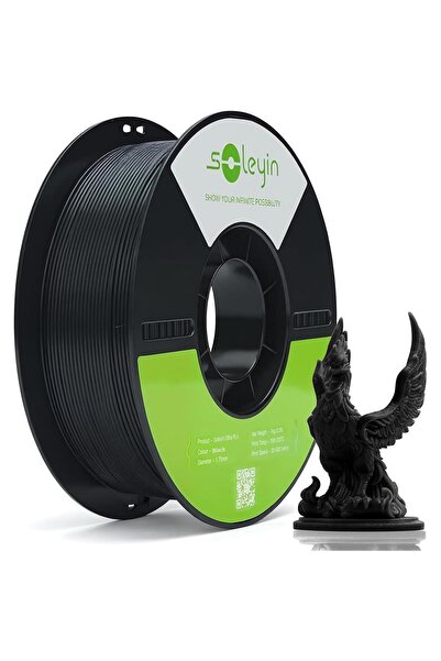 Creality Soleyin Ultra Pla Mat Siyah Filament 1.75mm 1kg