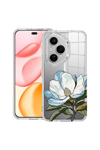 bestcase Husă Antișoc pentru Honor 400 Pro, Floral - Magnolie Albastră, 20596...