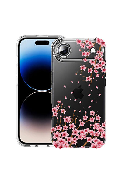 bestcase Husă Antișoc pentru Apple iPhone 17 Air, Florală - Floare de cireș r...