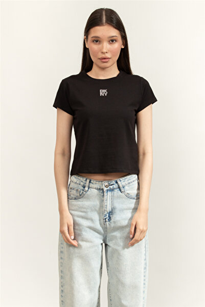 Dkny Rhinestone Logo Kadın Gömlek