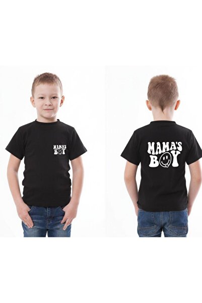 venüsdijital Mama's Boy Printed Children's T-Shirt