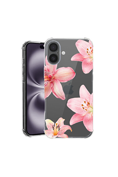 bestcase Husă Antișoc pentru Apple iPhone 17, Floral - Floral - Lotus Roz Ele...