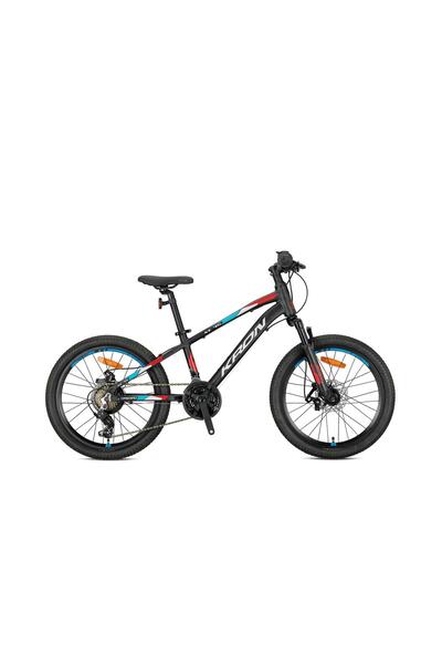 Kron XC75 24 Jant MTB 13K 21 Vites M.Disk Dağ Bisikleti M.Siyah Kırmızı Gri