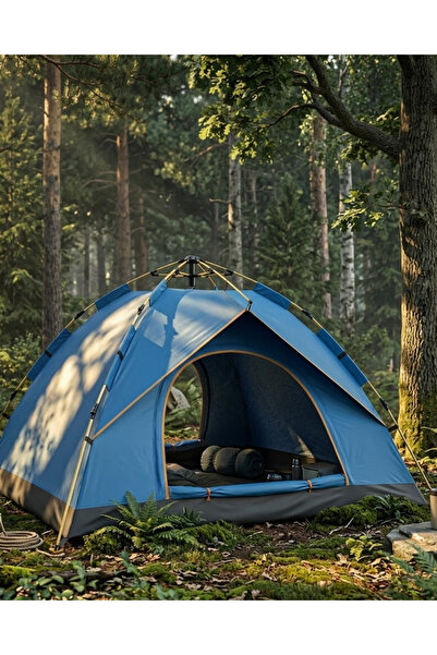 Lisinya Automatic Camping Tent 200X135X135 cm Waterproof Easy Setup Portable -