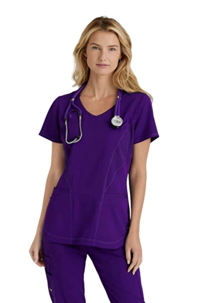 Barco Grey's Anatomy by Carly Brilliance Bluză medicală elastică pentru femei...