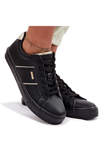 Big Star Shoes Adidași de damă din plasă Big Star TT274290 Negru 36