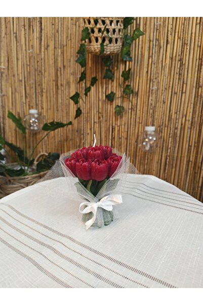 Di&Em Design Collection Tüllü Lale Buketi Hediyelik Mum Pinterest Çiçek Mum N...