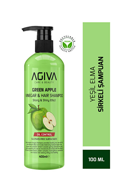 Agiva Care&Beauty Yeşil Elma Sirkeli Şampuan