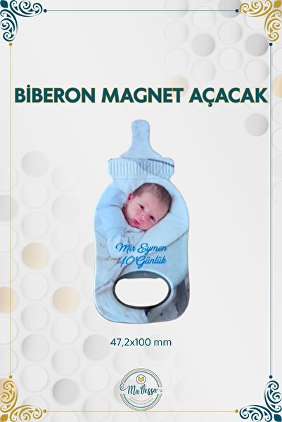Ma'Vessa Kişiye - İsme Özel Tasarlanabilir 10 (On) Adet Magnet Açacak - Nişan...