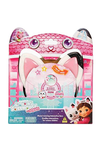 PopŞeker Gabby’s Dollhouse Sesli ve Işıklı Kedi Kulaklı Taç - Gabby'nin Hayal...