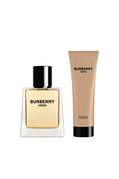 BURBERRY Комплект Burberry: Hero, Тоалетна вода, За мъже, 50 мл + Hero, Душ г...