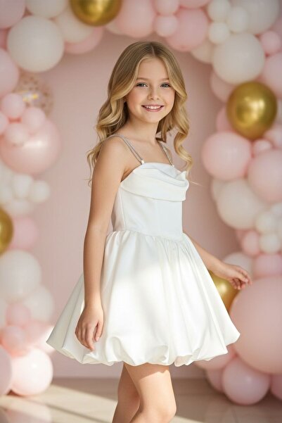 Lidya Kids KIZ ÇOCUK MEZUNİYET ELBİSESİ