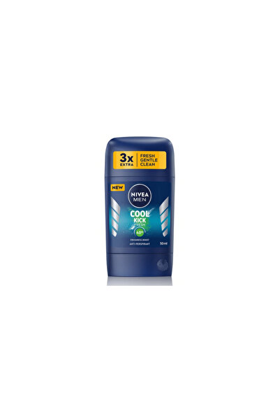 Nivea Men Cool Kick Fresh Antiperspirant Deodorant Stick 50 ml, Protecție 48h