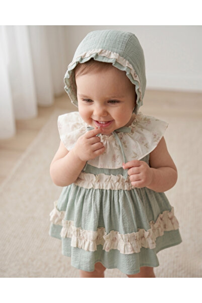 aysskids Nova Fisto Collared Blouse and Lace Skirt Special Occasion Baby Girl...