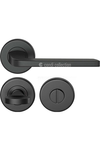 Condi Collection 1031 مقبض باب من الفولاذ المقاوم للصدأ باللون الأسود الثابت