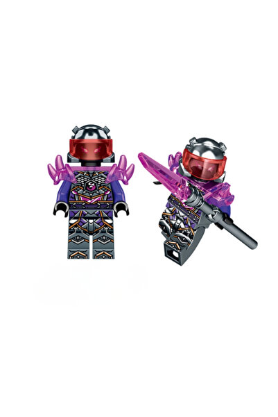 yamanS Ninja Mr F Crystalized General Figür Yapı Blok Oyuncak(Custom Özel Tas...