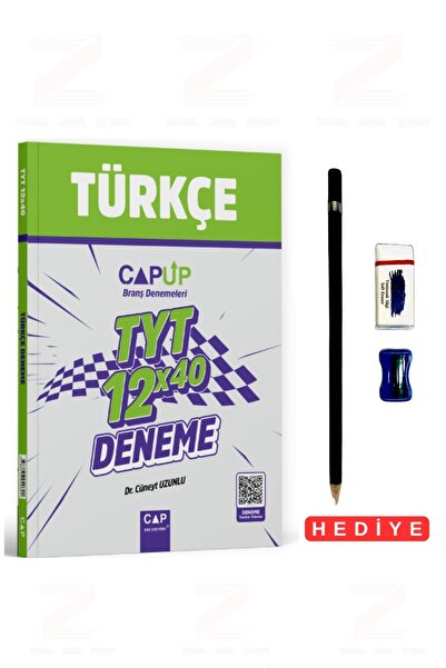 Çap Yayınları Çapup Tyt Türkçe 12*40 Branş Denemeleri-Kalem Seti Hediyeli 2026