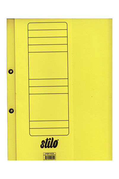 Stilo Lux Half-Cover Wire Binder (Yellow) (10 Pieces)