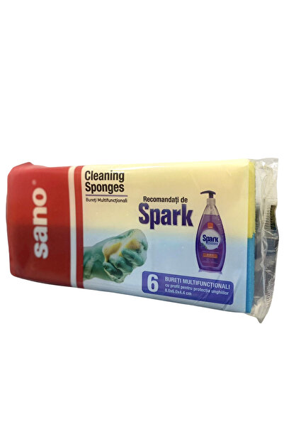 Sano Bureți de curățare multicolori pentru caneluri, set de 6, lavete de frec...
