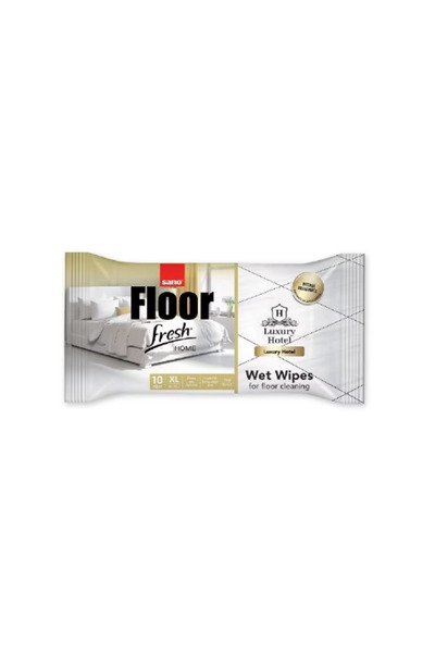 Sano Șervețele umede pentru podele Floor Fresh Luxury Hotel, Pachet de 10, 40...