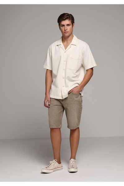 Colin's Regular Fit Mid Waist Straight Men's Color Denim Jean Shorts
