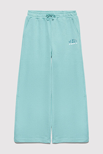 Mavi Cotton Wide Leg Fit Wide Leg Logo Sweatpants Girls' Sweatpants 7010038