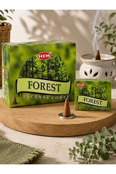 Hem Tütsü Forest Konik Tütsü 120 Adet – Doğal Orman Aromalı Konik Tütsü