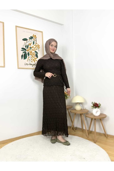 ARZU SEMA طقم كادويز بتفاصيل من الدانتيل