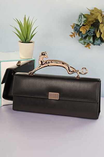 Elysara EB0144 | MATTE STYLISH PUMAS PORTFOLIO BAG WITH METAL HANDLE