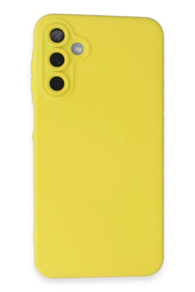 New Face Ilkeshop New Galaxy A25 5g Case Nano Velvet Silicone (182042) - Yellow