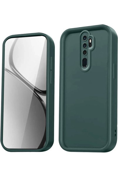 New Face Ilkeshop New Redmi Note 8 Pro Case Viera Silicone - (190242) Dark Green