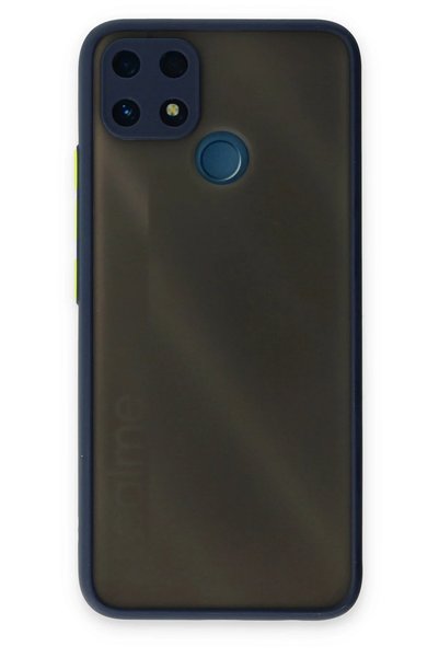 New Face Ilkeshop New Realme C25 Case Montreal Silicone Cover (204651) - Navy...