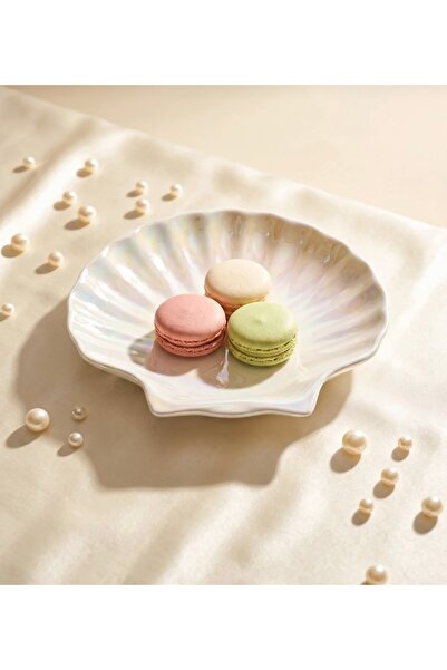 Home Pearl İnci 6 Kişilik Porselen Tatlı Tabağı 21 Cm