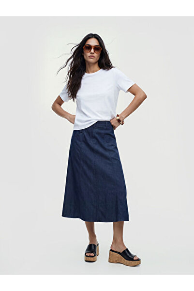 LC Waikiki Timeless Clothing & Timeless Choices Waist Drawstring Jean Skirt