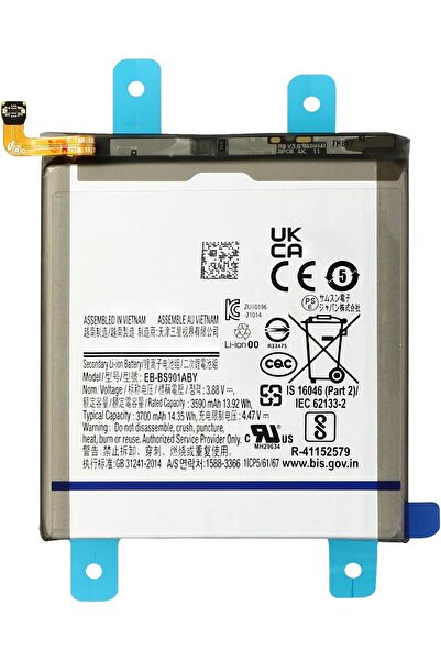 indirimplus Samsung Galaxy S22 Uyumlu EBBS901ABY Batarya Pil+Montaj Seti