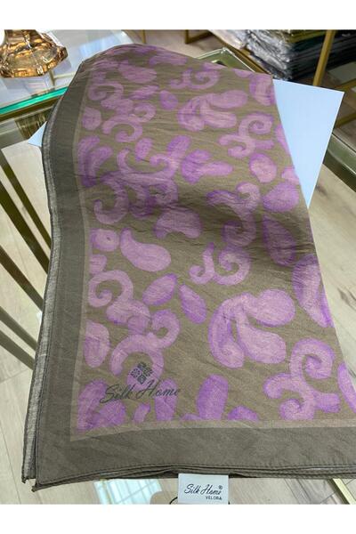 Silk Home Green Lilac Viscose Velora Scarf
