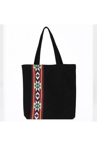 OEMS Shopping bag Al Sadu black