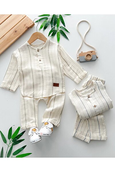 mandalinsbaby Baby Boy Muslin Set