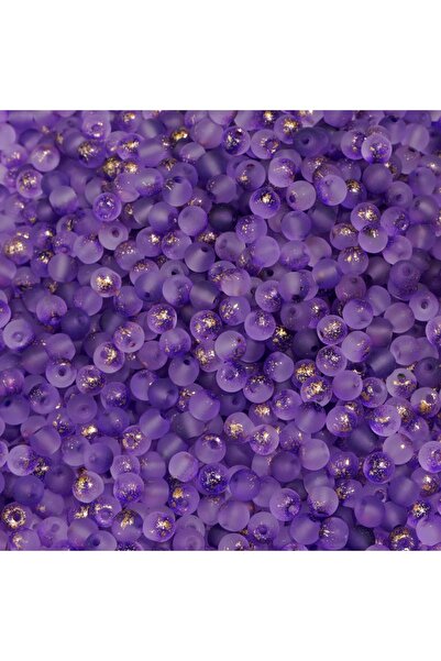 Choice3 4mm 100pcs style 3 Exquisite 100Pcs/pack 4mm Multi-color Frosted Gold...
