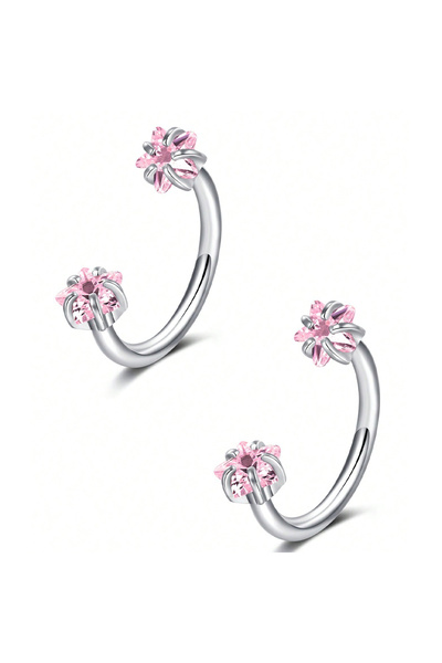 Choice11 حلقات وأقراط أنف على شكل حرف C وحلزونية، مقاس 18G 1.0x8mm، ستايل 11،...