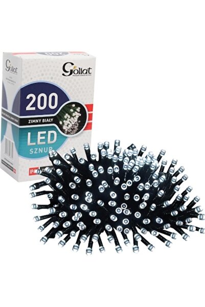 Goliat 200 diode LED, Goliat, Alb rece, 10m, IP44, pentru interior și exterior