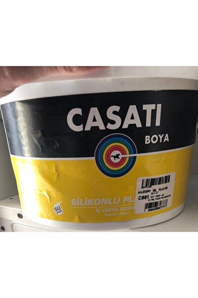 Casati allegro silikonlu mat iç cephe boyası koza 3.5 kğ/ 10kğ.
