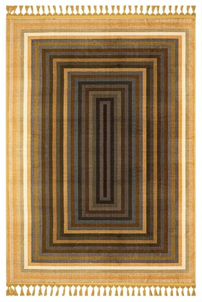 halinet Halı.Net Beige Modern Washable Non-Slip Living Room Carpet Mvh-Zen-Z-...